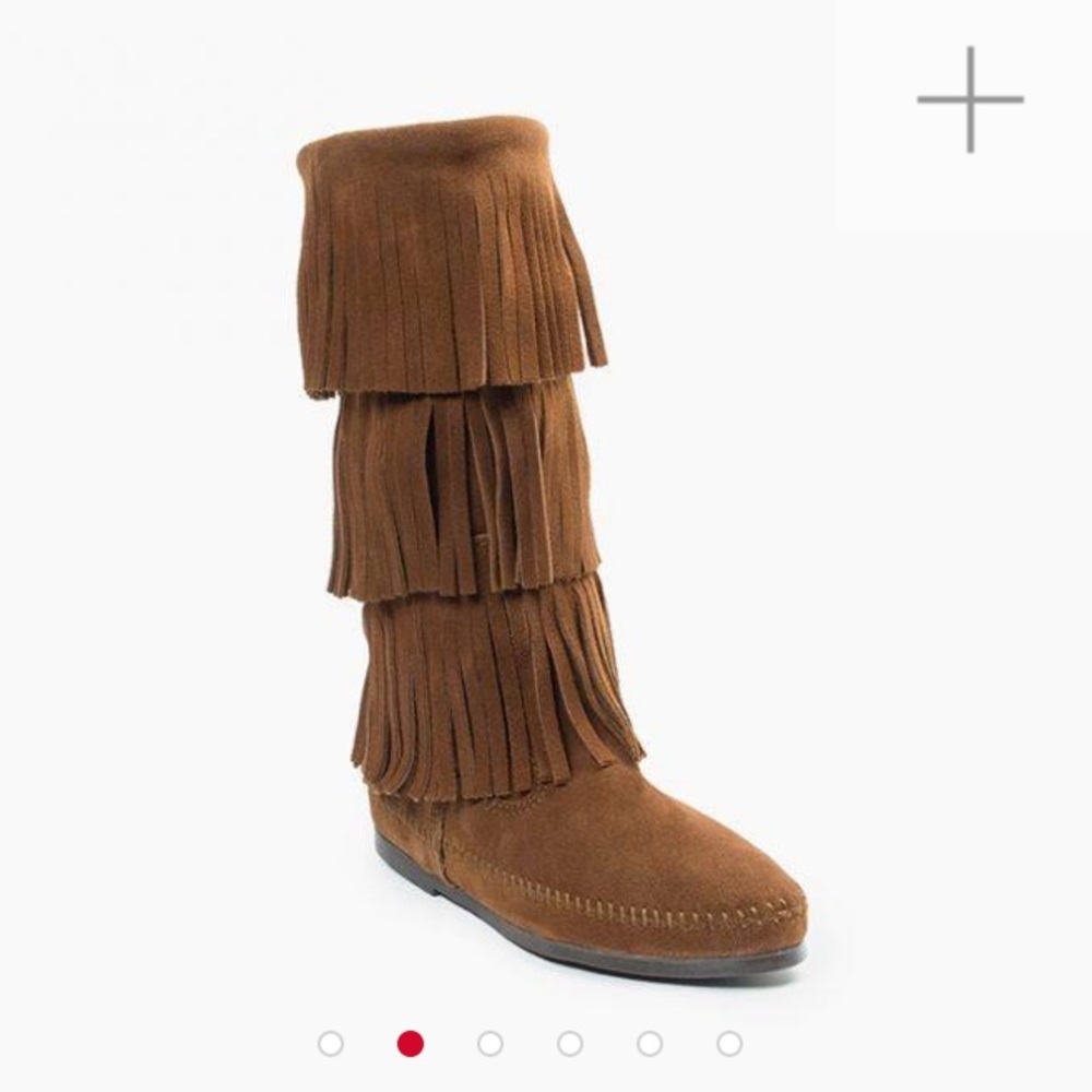 Minnetonka 3 Layer Fringe Boot - image 2